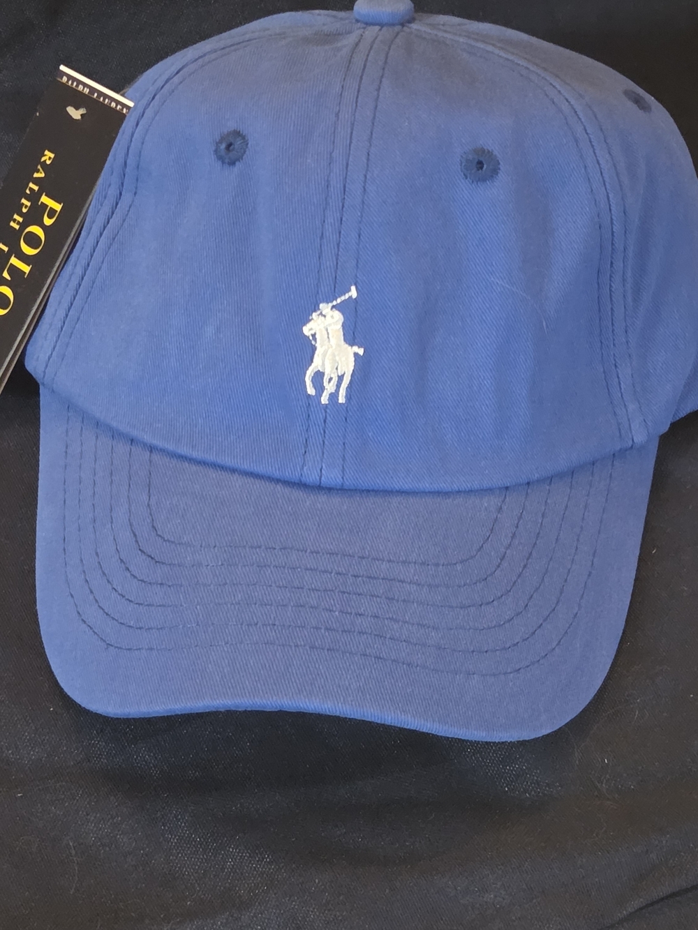 Polo by Ralph Lauren Men's Blue Classic Pony Cap - Picture 3 of 6